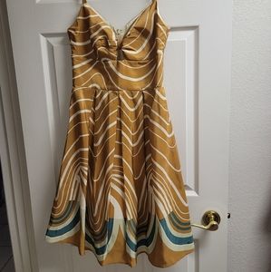 Vintage Max and Cleo 100% silk summer dress